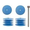 Elastiniai gaubti poliravimo diskeliai Ø22mm (10vnt.) PROXXON