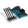 Grąžtas Makita Plunksninių medienos grąžtų rinkinys, 8 vnt (12, 14, 16, 18, 20, 22, 25, 32 mm) E-08698