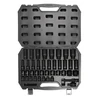 Smūginių galvučių rinkinys 1/2" ilgos ir trumpos 9-30mm 40pcs, KS Tools