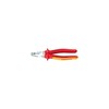 Kombinuotos didelės svertinės jėgos replės KNIPEX 0206, 180mm