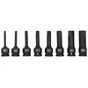 1/2" šešiakampių smūginių galvučių rinkinys KS TOOLS