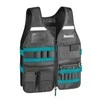 Makita Darbinė liemenė su reguliuojamais skyriais įrankiams. E-15609
