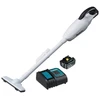 Akumuliatorinis dulkių siurblys Makita DCL180SFW, baltos spalvos