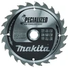 Makita B-32904 T.C.T. pjūklas 165X1.5X20mm 20° T24 SPECIALIZED akum. diskiniams pjūklams