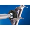 Metalinis šepetys su koteliu PFERD RBU 3006/06 MES 0,20 SG