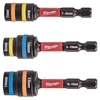 Milwaukee Accessories MILWAUKEE MAGNETINIS DVIGUBAS GALVUTĖS ANTGALIS RINKINYS 3vnt. (7/8mm, 8/10mm, 10/13mm)