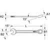 Nekibirkščiuojantis raktas KS TOOLS BRONZEplus 19mm