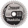 Makita T.C.T. pjūklas SPECIALIZED 165X1.45X20mm 23° T44 B-53746 T.C.T • 165 x20 mm • T44 • 23° • Medienai/MDF/laminatui