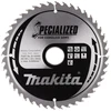 Pjovimo diskas medienai MAKITA190x30x1,45mm 44T 23°
