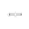 Poltava Diamond Tools Deimantinis galandimo diskas PDT 1A1 150-20-3/32 AC4 BAZIS B2-01