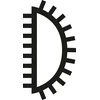 Pusapvalė dildė aliuminiui PFERD 1652W 250mm H0
