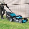 Makita LM001GT202 Cordless LawnMower 40Vmax, XGT, 48cm, 2X5,0Ah Li-ion DC40RC, BL-motor, Self-propelled, 4 in 1 (Cutting/Collecting/Mulching/Side/rear discharge) Steel deck