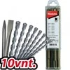 Grąžtas Makita SDS-PLUS grąžtų ir kaltų komplektas 10vnt. D-44971