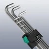 Šešiakampių raktų rinkinys 950 L/9 SM N Hex-Plus WERA