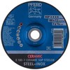 Šlifavimo diskas PFERD E180-7 Ceramic SGP Steelox