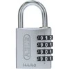 Spyna su kodu ABUS Sidabrinis Lock–Tag 144/40, sidabrinė