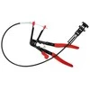Universalios žarnų apkabų žnyplės su lanksčiu troseliu KS TOOLS 630mm