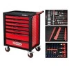 215 dalių įrankių vežimėlis KS TOOLS RACINGline, 7 stalčiai