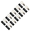 FOUR Connect 4-690961 M8 ring terminal 10mm², 10x juodas