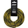 FOUR Connect 4-NS10BLYE12 Nylonsock Juodas/Geltona 12/25mm 10m