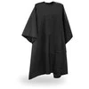 Bratt Pelerina klientui Wako Crinkle Cutting Cape Juodas 135x150cm