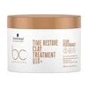 Intensyvaus poveikio kaukė Schwarzkopf Professional Bonacure Q10 Time Restore Clay Treatment 500ml