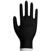 Juodos nitrilinės pirštinės be pudros ABENA Nitrile Powder-Free Medical Examination Gloves Juodas L 100vnt.