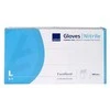 Juodos nitrilinės pirštinės be pudros ABENA Nitrile Powder-Free Medical Examination Gloves Juodas L 100vnt.