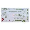 Nitrilinės mėlynos pirštinės Kid-Man L 100 vnt