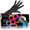 Nitrilinės pirštinės be pudros, juodos Framar Midnight Mitts Nitrile Gloves M 100vnt