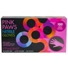 Nitrilinės, rožinės pirštinės Framar Rožinė Paws Nitrile Gloves 100vnt S dydis