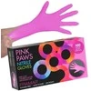 Nitrilinės, rožinės pirštinės Framar Rožinė Paws Nitrile Gloves 100vnt M dydis