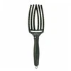 Plaukų šepetys džiovinimui Olivia Garden Fingerbrush Žalias Emerald Medium