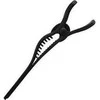 Segtukai plaukams Comair Pure Plastics juodi 13cm (4vnt)