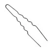Segtukai plaukams juodi Comair 75x1.20 mm (50vnt)