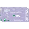 None Vienkartinės nitrilinės violetinės pirštinės Kid-Man M 100 vnt
