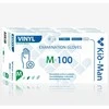 Vinilinės baltos pirštinės Kid-Man M 100 vnt