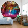 Apvalūs fototapetai - Auksinis disko rutulys