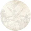 Apvalūs fototapetai - Subtilūs egzotiniai augalai