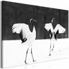 Artgeist Paveikslas - Dancing Cranes (1 Part) Wide