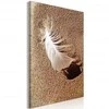 Artgeist Paveikslas - Feather on the Sand (1 Part) Vertical