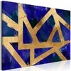 Artgeist Paveikslas - Golden Geometry (1 Part) Wide
