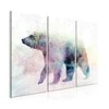 Artgeist Paveikslas - Lonely Bear (3 Parts)