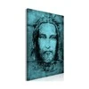 Artgeist Paveikslas - Shroud of Turin in Turqoise (1 Part) Vertical