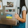 Magnetinis lipdukas Ukrainos vėliava 1+1 DOVANU