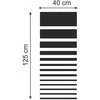 Dekoratyvinis veidrodis "Uždanga Linijos"