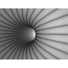 Fototapetai - 3D pilkas tunelis