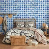 Fototapetai - Azulejo plytelės tradicinės portugališkos keramikos raštas