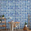 Fototapetai - Azulejo plytelės tradicinės portugališkos keramikos raštas