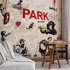 Fototapetai - Banksy grafičių koliažas